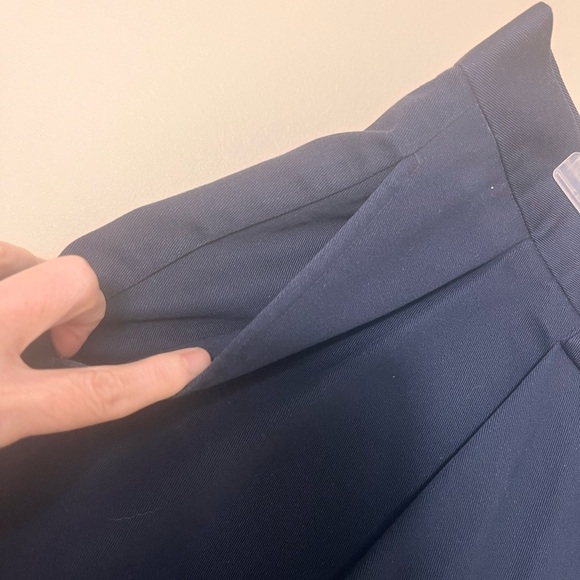 Old Navy Brand‎ Regular Khakis Cuffed Hem 100% Cotton Navy Size 33/34 Casual - Picture 5 of 9